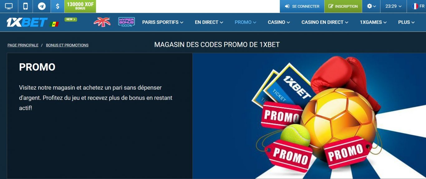 Découvrir le Bonus de Bienvenue 1xBet